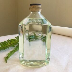 Vintage 30s Sealed Medicine Bottle of Squibb Mineral Oil | Full & Sealed